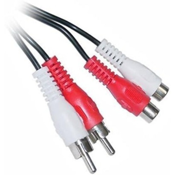 RCA Audio Cable Red White Connector Stereo Audio Video AV Cable Cord - Picture 1 of 1